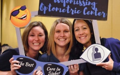 Tom Sullivan Visits The Wyomissing Optometric Center Staff In Reading PA